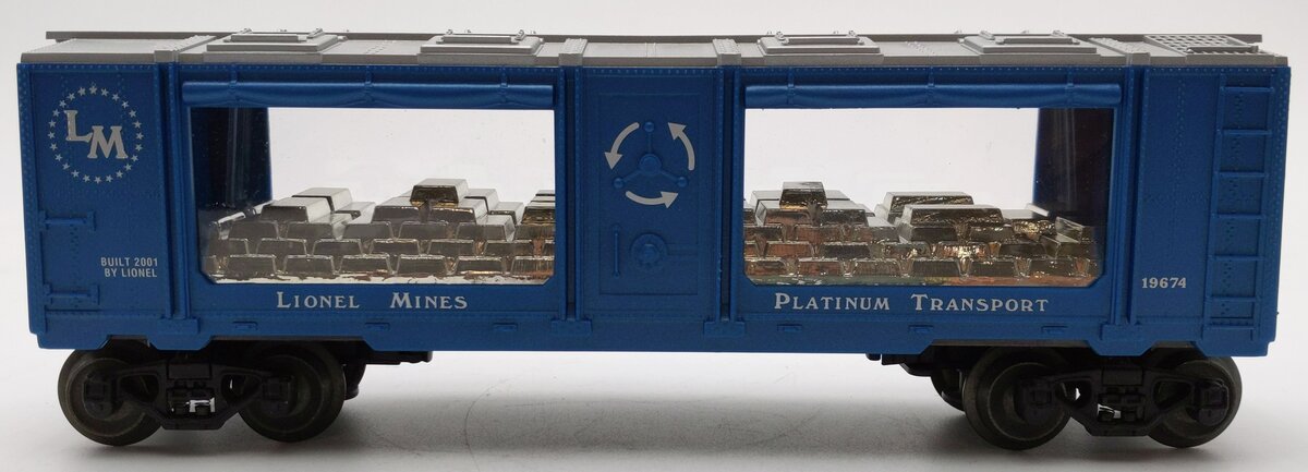 Lionel 6-19674 O Gauge Lionel Lines Platinum Mint Car #19674 EX