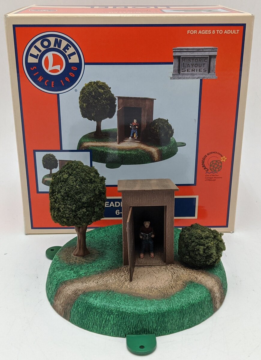 Lionel 6-34150 O The Reading Room Operating Outhouse VG/Box