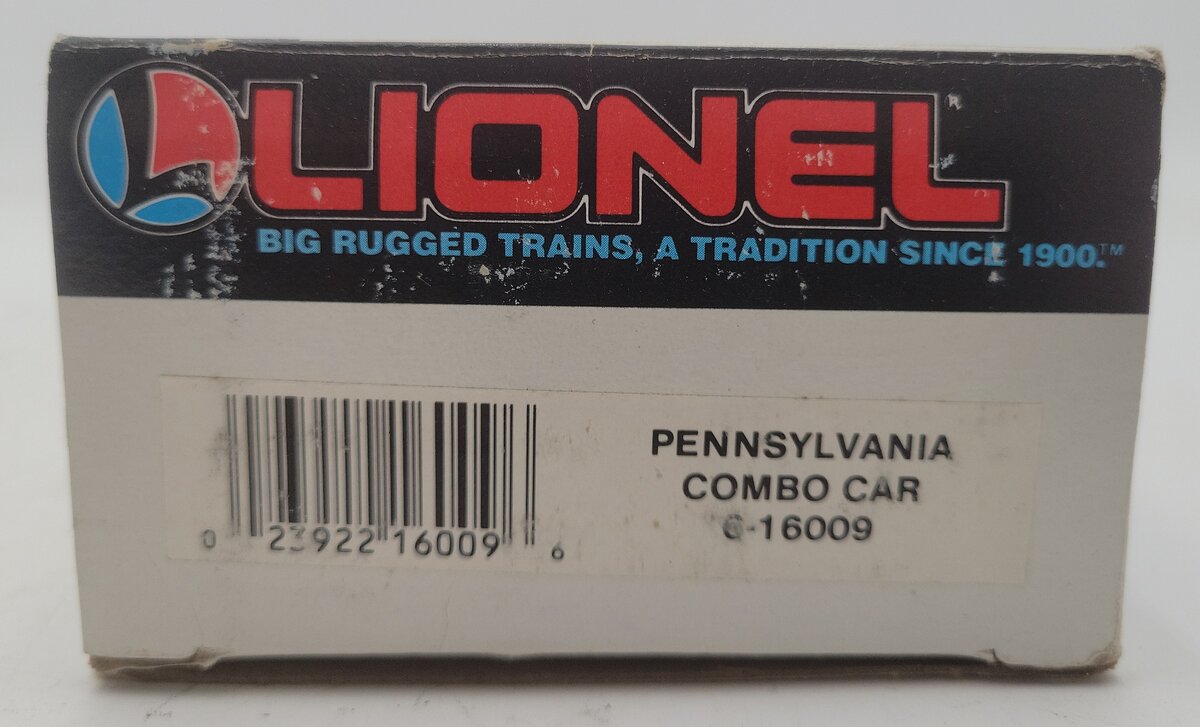 Lionel 6-16009 O Gauge Pennsylvania Tuscan Combine Car #16009 EX/Box