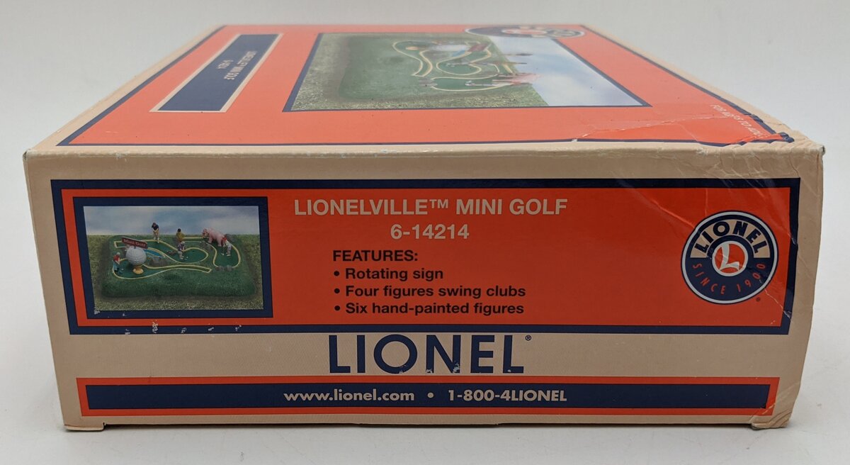 Lionel 6-14214 O Scale Lionelville Mini Golf Animated Scene LN/Box