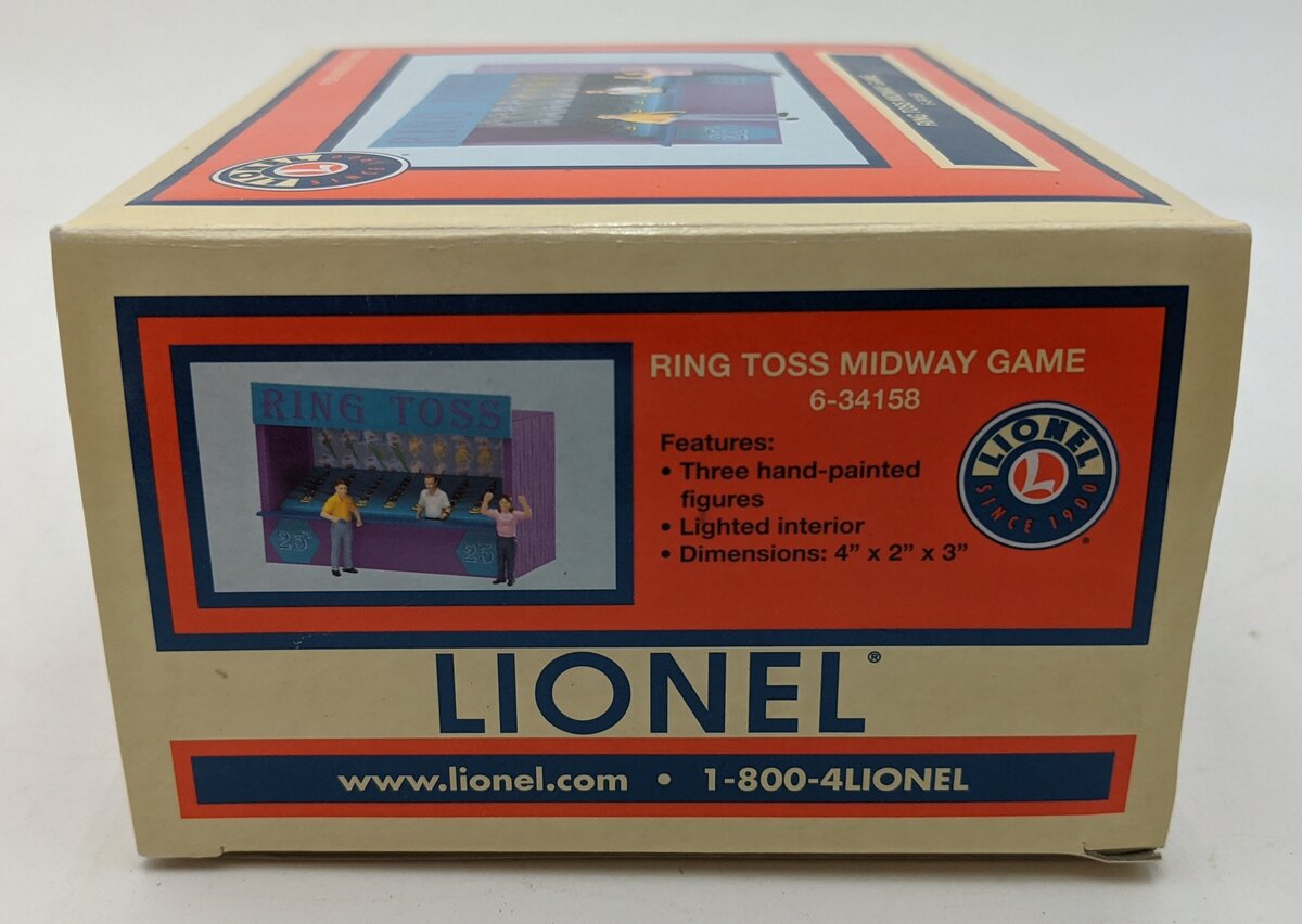 Lionel 6-34158 O Gauge Ring Toss Midway Game LN/Box