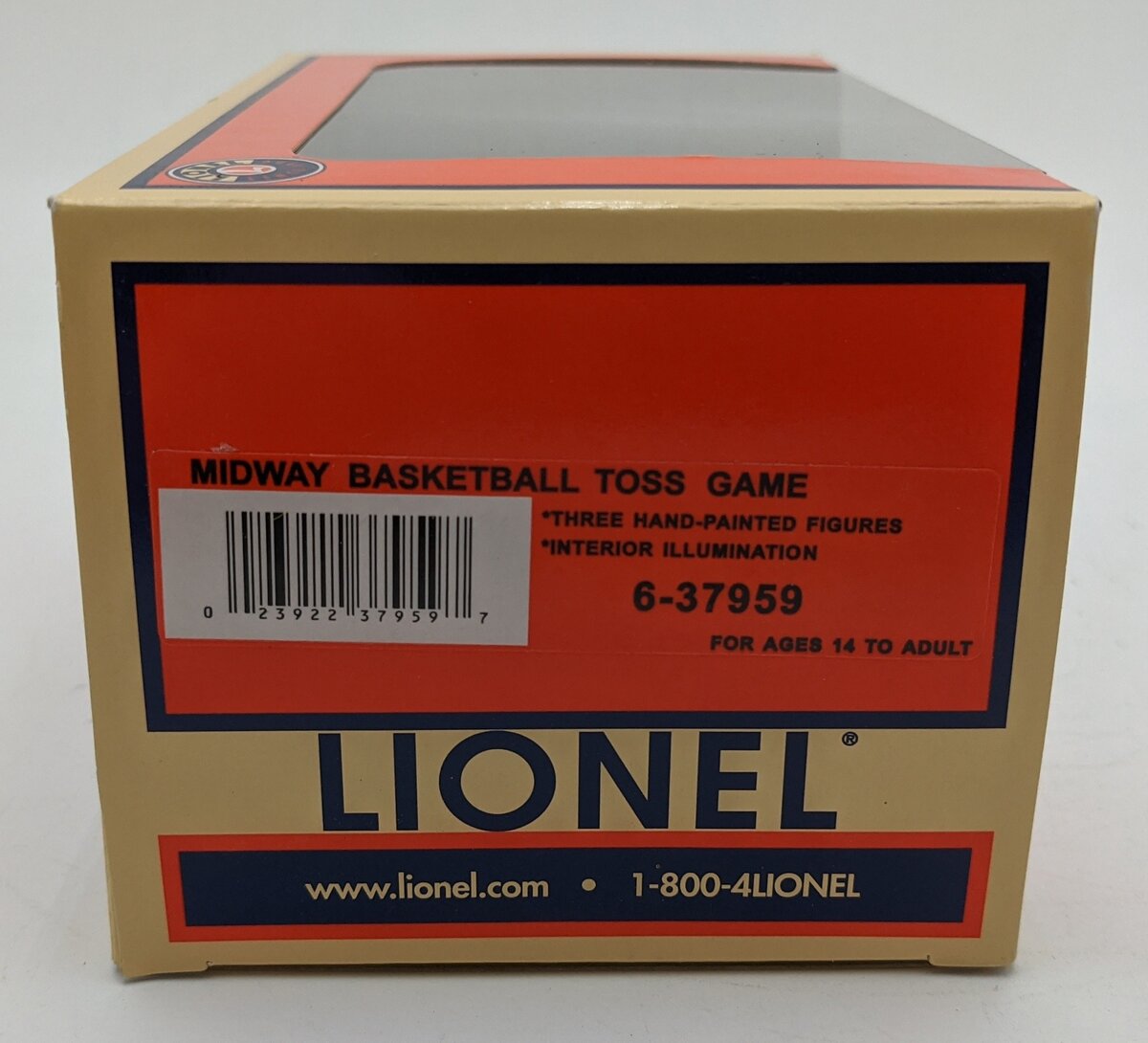 Lionel 6-37959 O Scale Midway Basketball Toss Game VG/Box