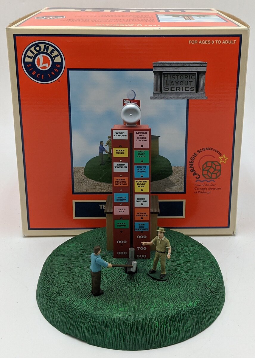 Lionel 6-24161 O Gauge Test-O-Strength Carnival Accessory VG/Box