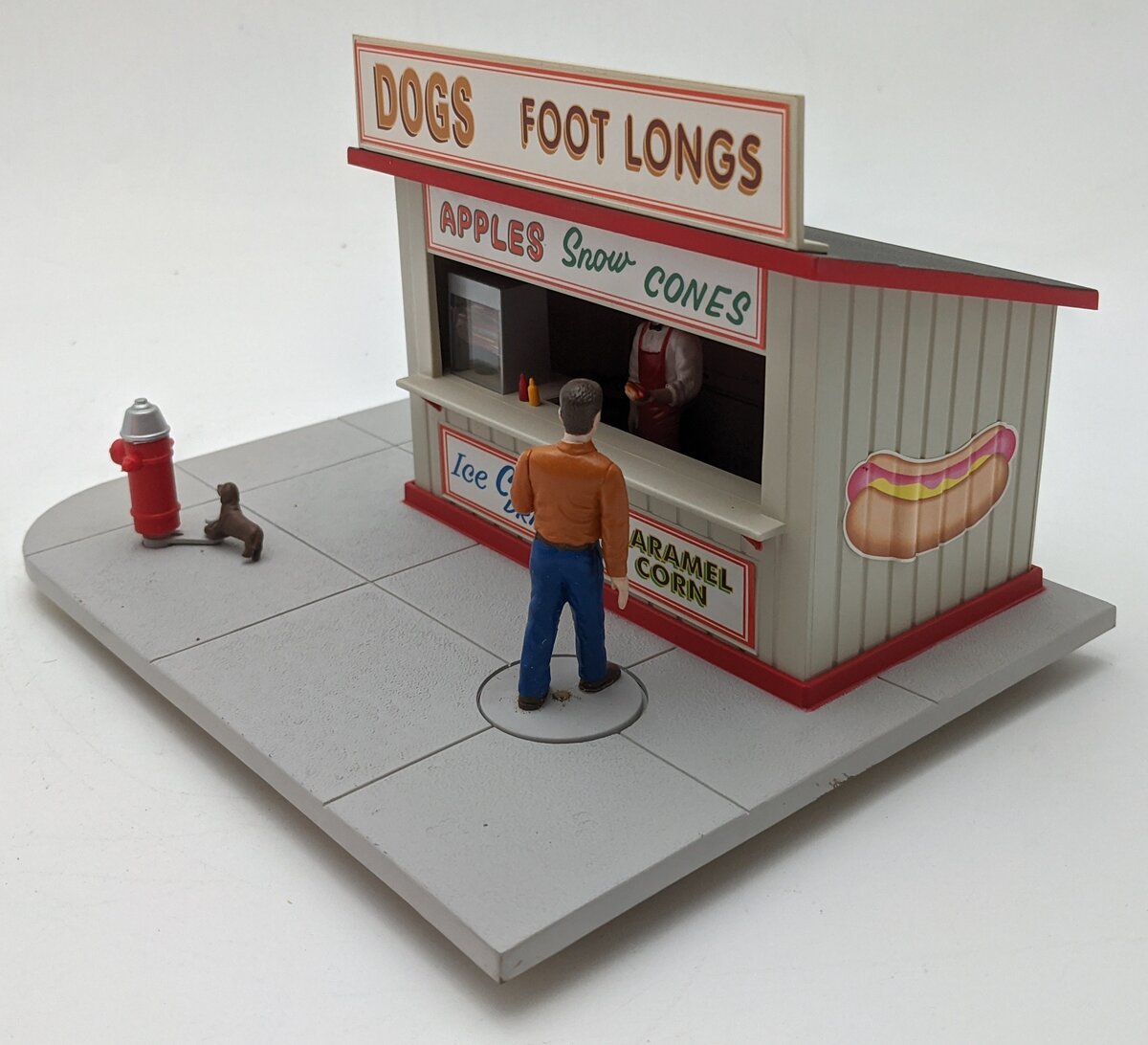 Lionel 6-14160 O Scale Animated Frank's Hot Dog Stand EX/Box