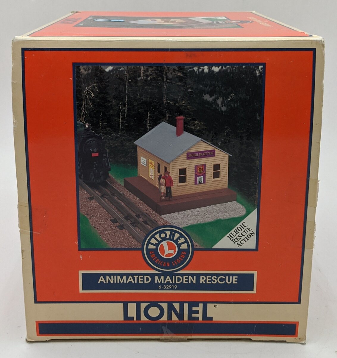 Lionel 6-32919 O Scale Animated Maiden Rescue Set EX/Box