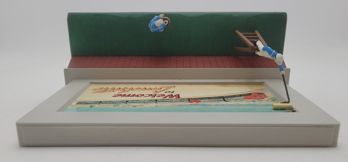 Lionel 6-14148 O Operating Billboard Sign Men Vignette EX/Box