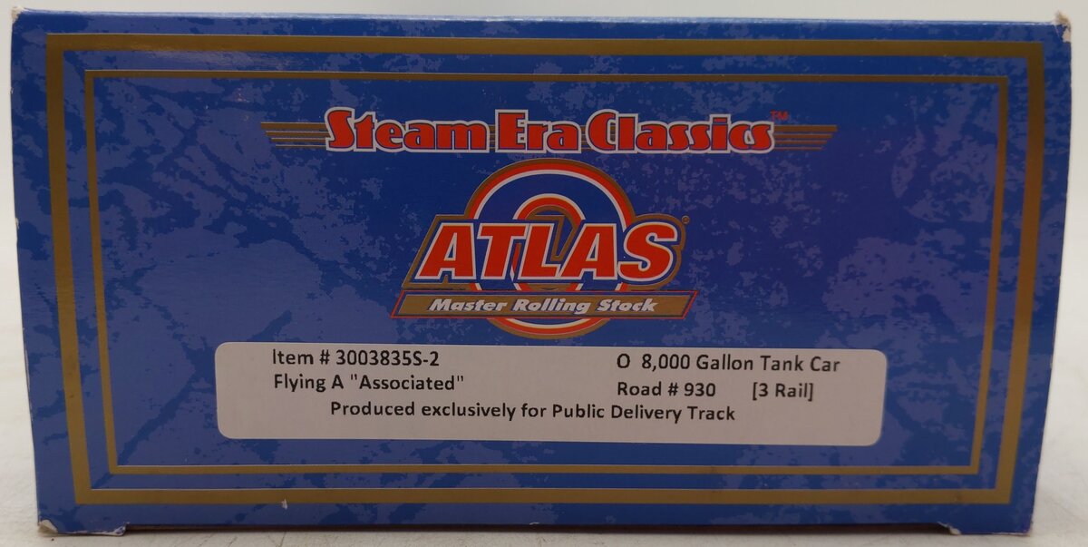 Atlas 3003855S-2 O Associated AOX 8000 Gallon Tank Car #930 EX/Box