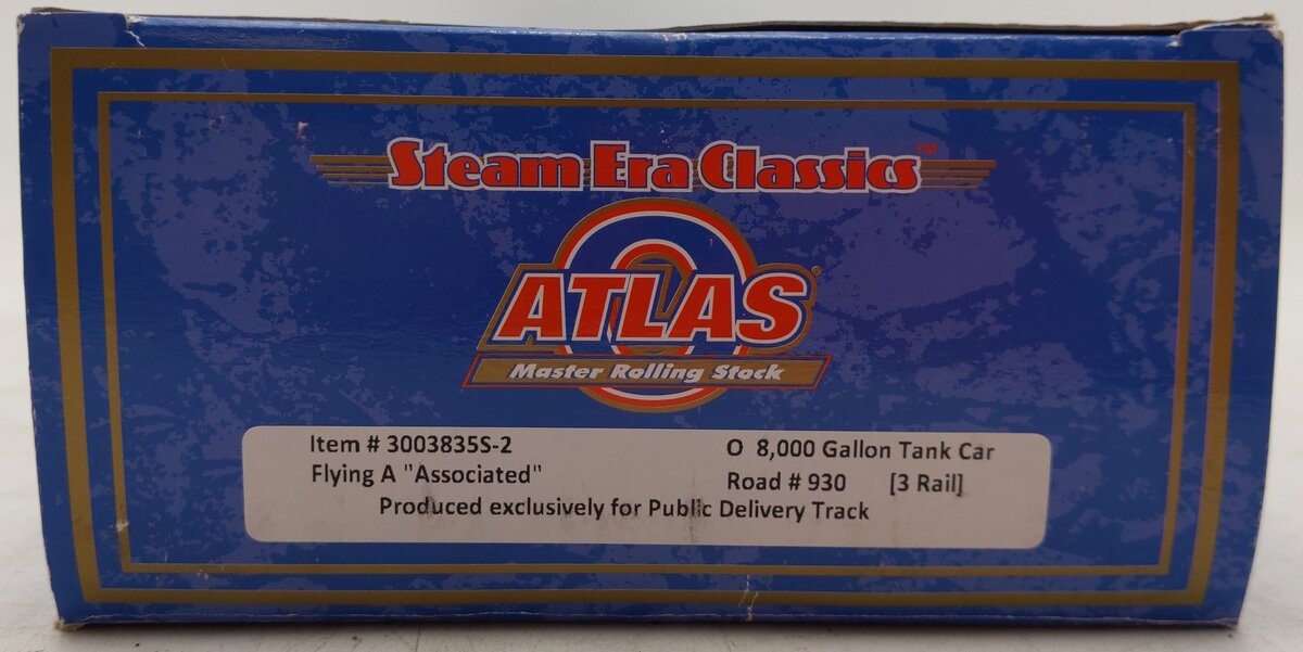Atlas 3003855S-2 O Associated AOX 8000 Gallon Tank Car #930 EX/Box