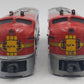 Lionel 2343 Vintage O Gauge Santa Fe F3 AA Diesel Locomotive Set VG/Box