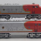 Lionel 2343 Vintage O Gauge Santa Fe F3 AA Diesel Locomotive Set VG/Box