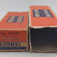 Lionel 1666 Vintage O 2-6-2 Diecast Steam Locomotive & Tender EX/Box