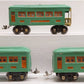 Lionel 296 Vintage O Prewar Electric Passenger Car Set: 607, 607, 608
