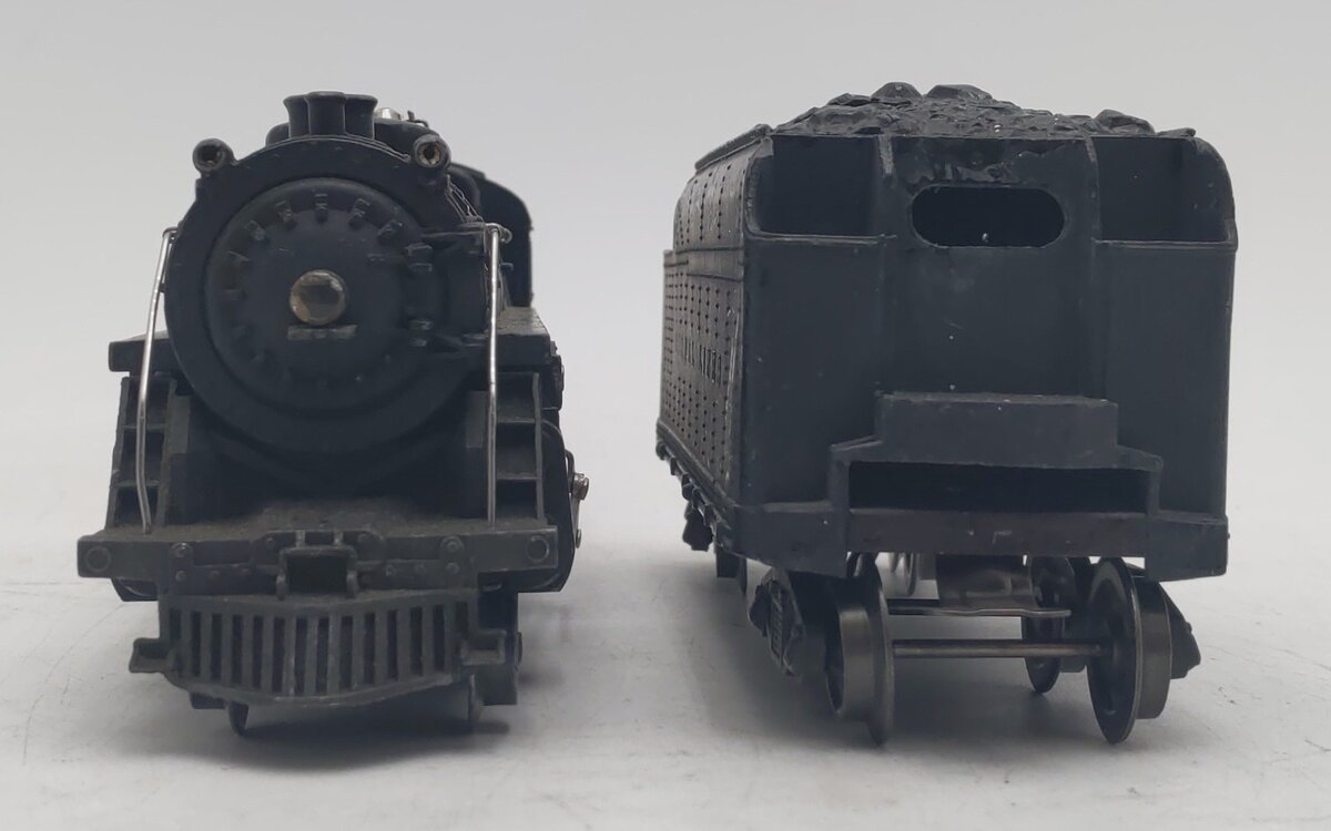 Lionel 1666 Vintage O 2-6-2 Diecast Steam Locomotive & Tender VG
