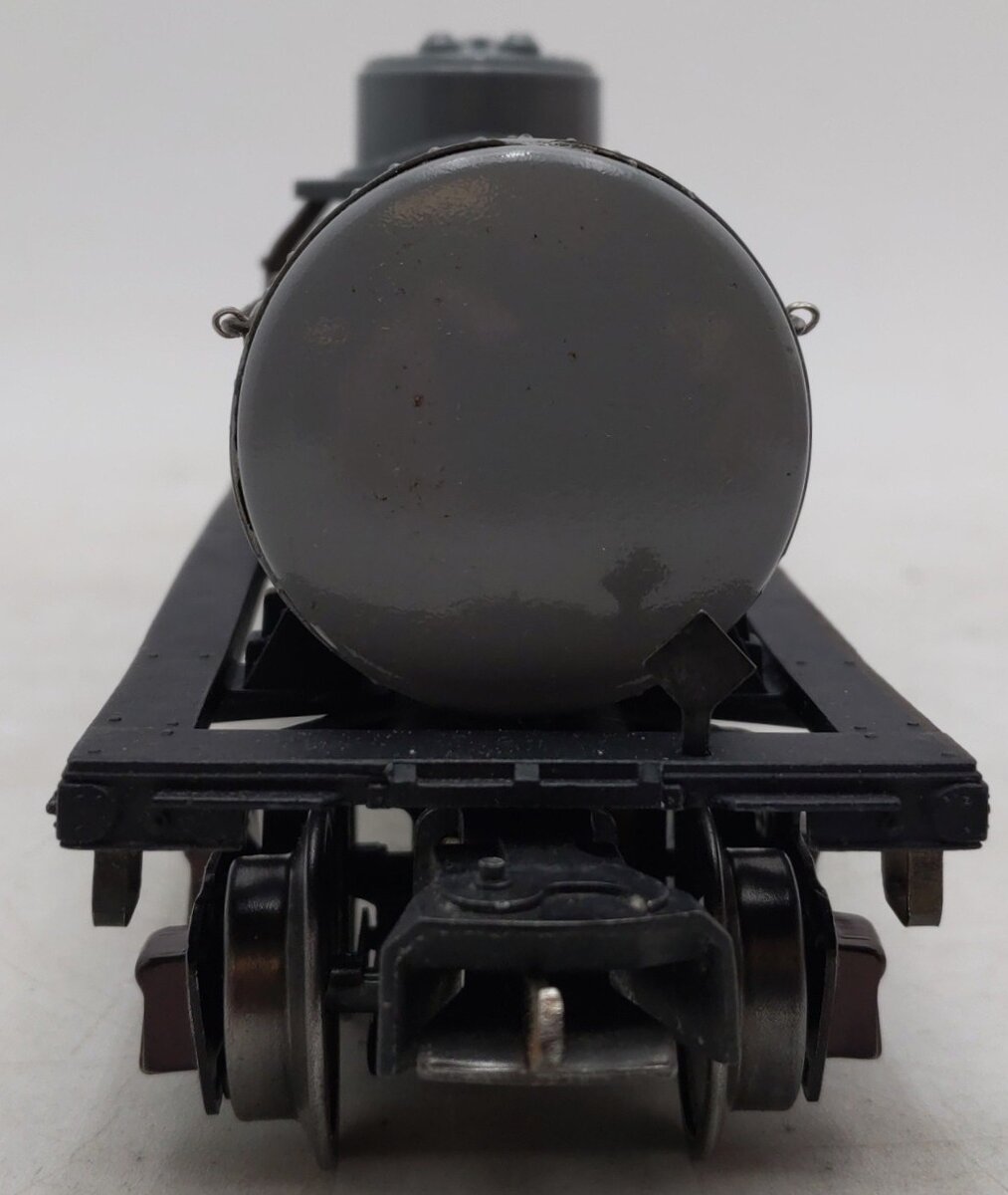Lionel 2755 Vintage O Sunoco Metal Single Dome Tank Car - Tinplate Grey VG/Box