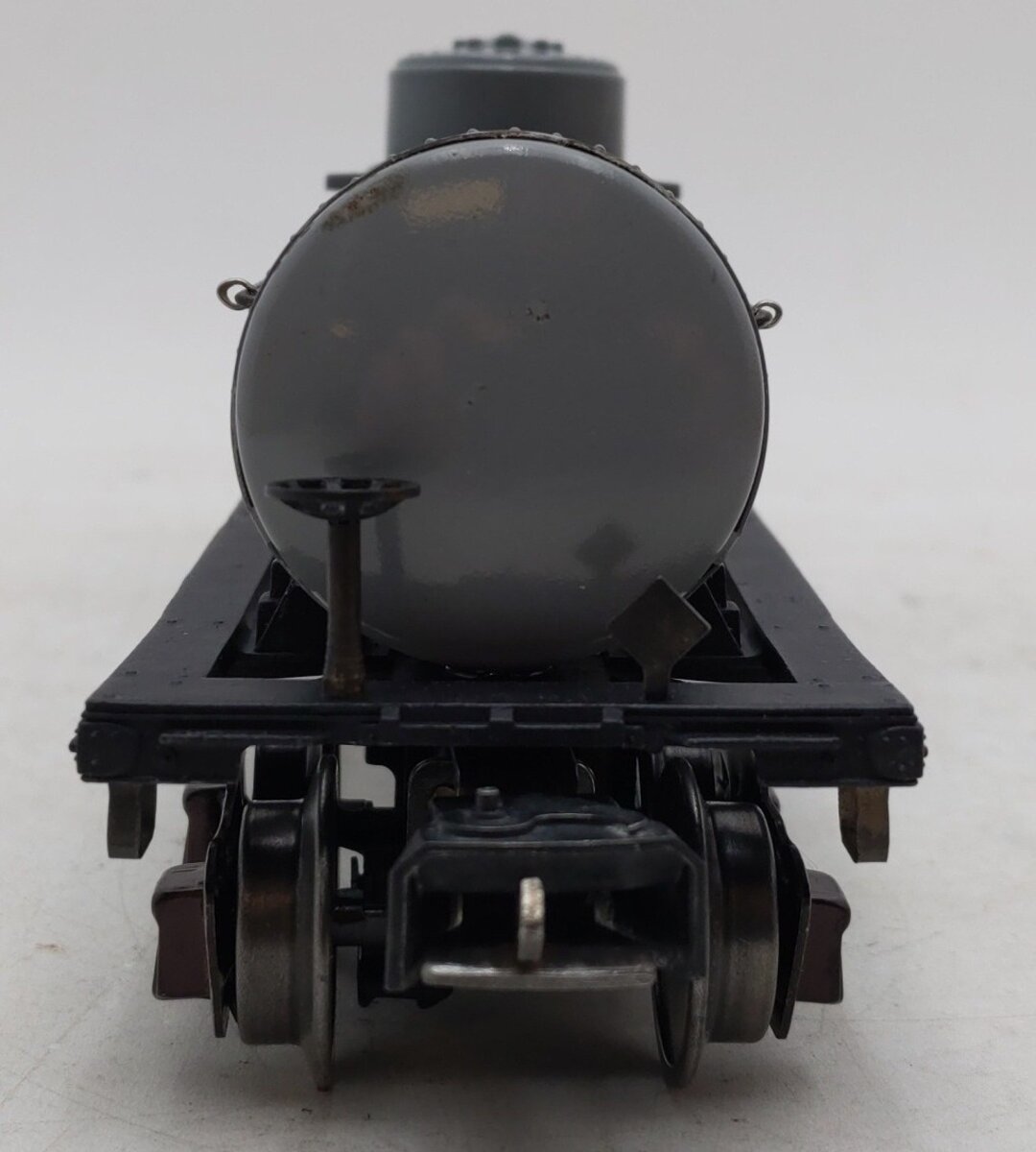 Lionel 2755 Vintage O Sunoco Metal Single Dome Tank Car - Tinplate Grey VG/Box
