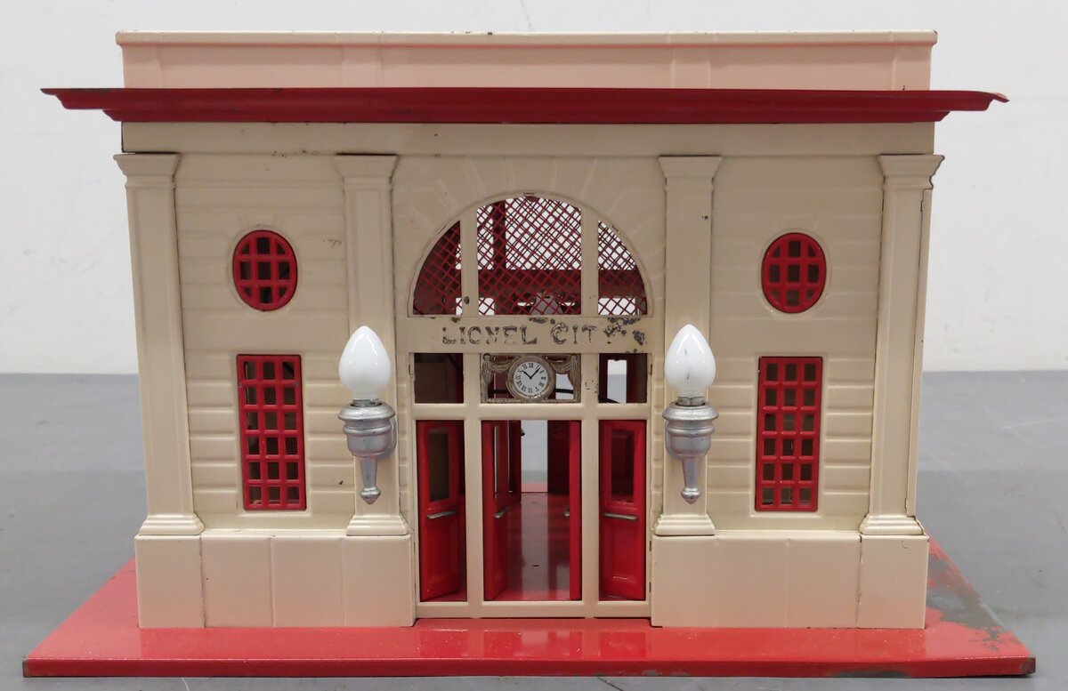 Lionel 115 O Gauge Vintage Lighted Tinplate Passenger Station