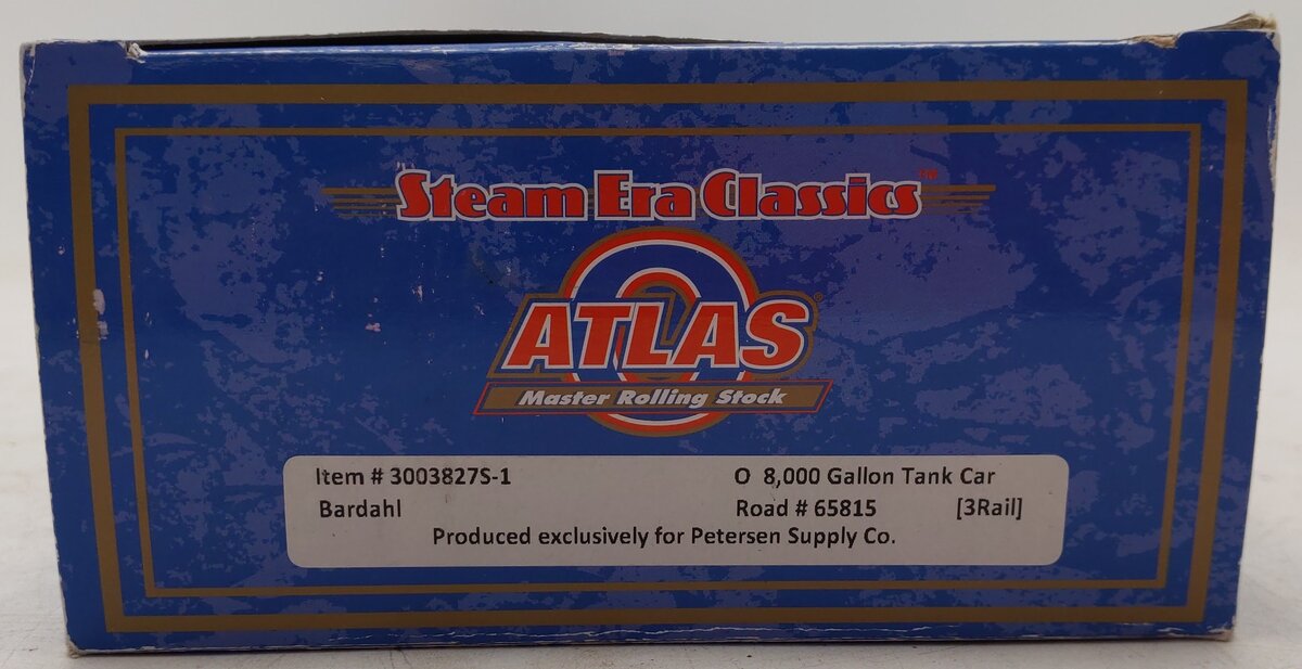 Atlas 3003827S-1 O Bardahl 8000 Gal Tank Car: #65815 EX/Box