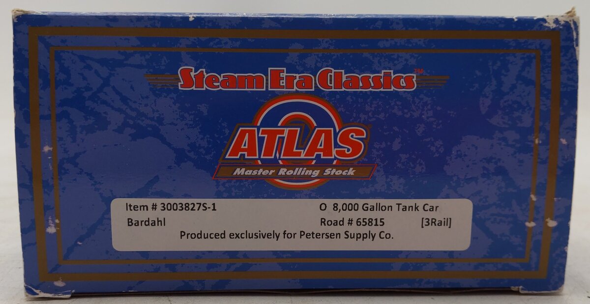 Atlas 3003827S-1 O Bardahl 8000 Gal Tank Car: #65815 EX/Box