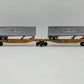 Lionel 6-16363 O Gauge Southern TTUX Flatcar w/ Trailers EX