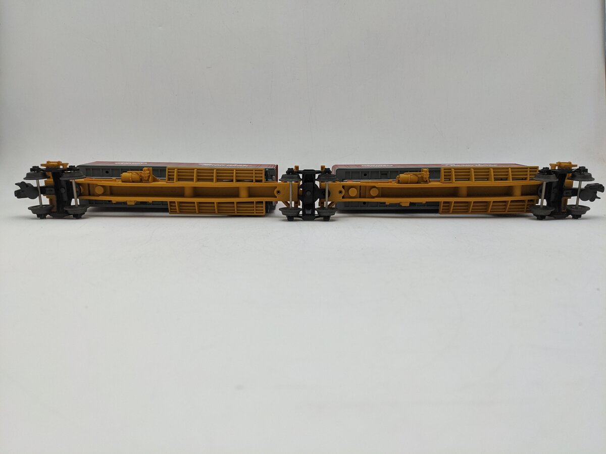 Lionel 6-16904 O New York Central T.T.U.X. Flat Cars w/2 Intermodal Containers EX