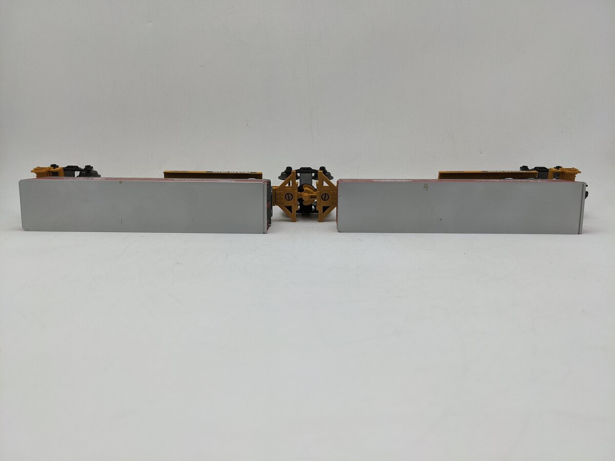 Lionel 6-16904 O New York Central T.T.U.X. Flat Cars w/2 Intermodal Containers EX