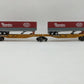 Lionel 6-16904 O New York Central T.T.U.X. Flat Cars w/2 Intermodal Containers EX