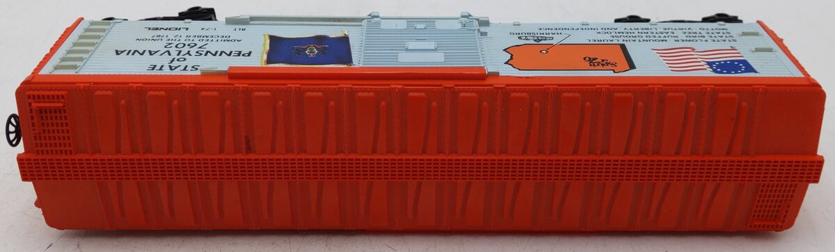 Lionel 6-7602 O Gauge Spirit of 76 State of Pennsylvania Boxcar #7602 EX