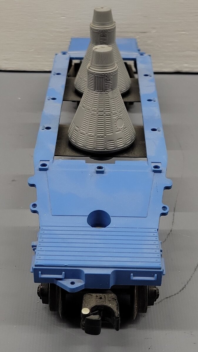 Lionel 6413 Vintage O Gauge Blue Mercury Capsule Car VG