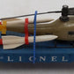 Lionel 6820 Vintage O Flatcar w/ Helicopter & Rockets VG