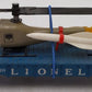 Lionel 6820 Vintage O Flatcar w/ Helicopter & Rockets VG