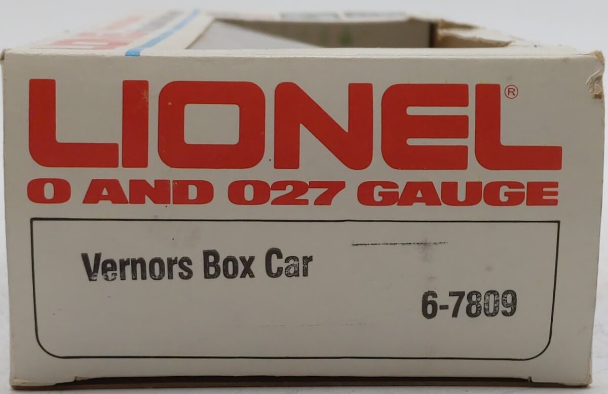 Lionel 6-7809 O Gauge Vernors Boxcar #7809 EX/Box