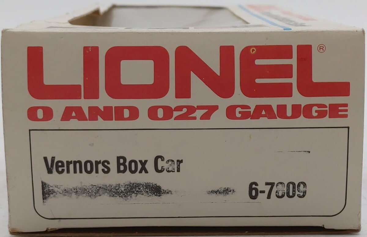 Lionel 6-7809 O Gauge Vernors Boxcar #7809 EX/Box
