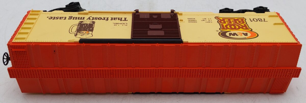 Lionel 6-7801 O Gauge A&W Root Beer Boxcar EX