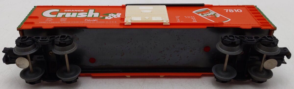 Lionel 6-7810 O Gauge Orange Crush Boxcar EX