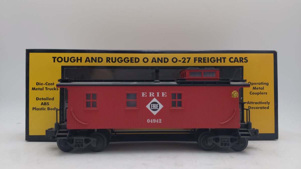 MTH 30-7706 O Erie Semi-Scale Caboose #04942 EX/Box