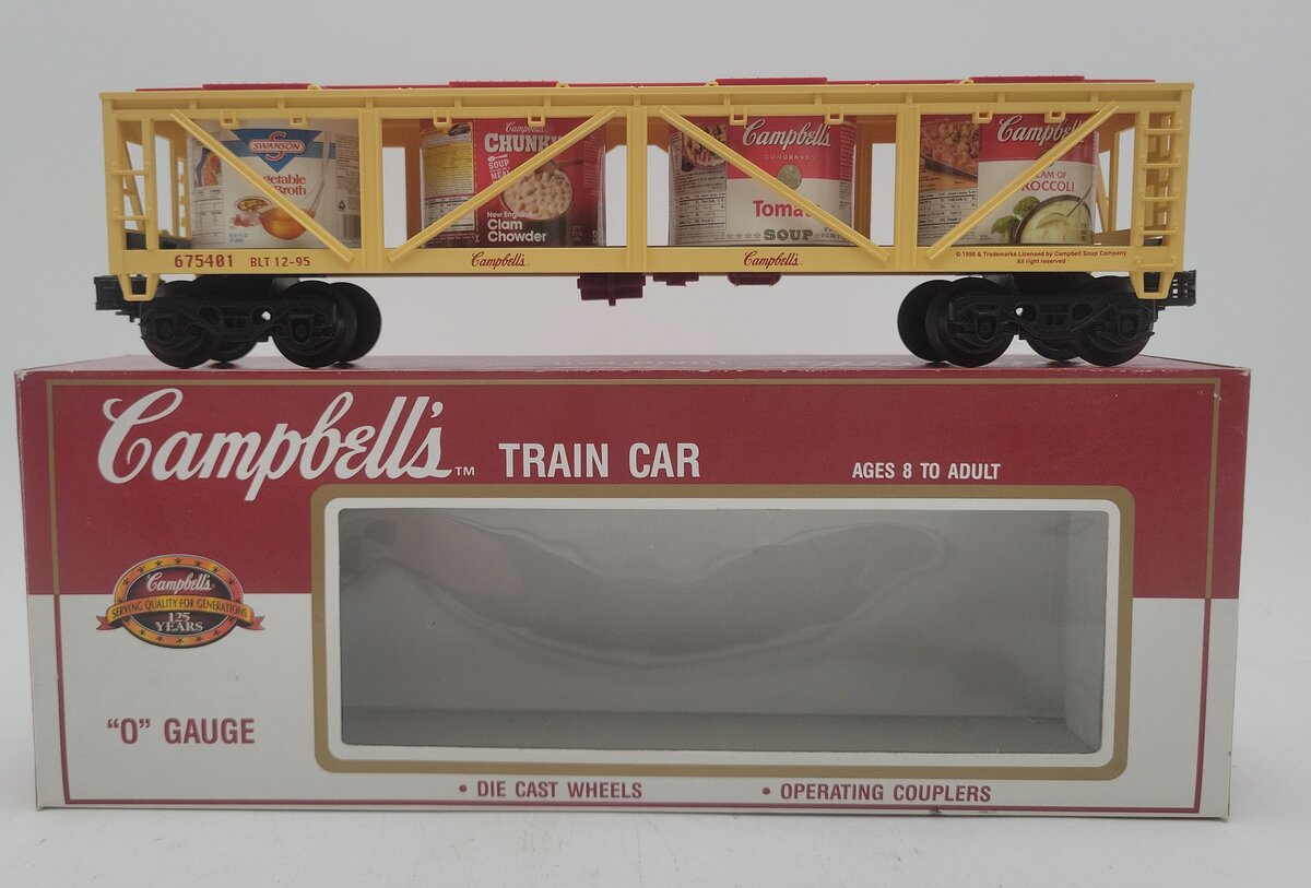 K-Line K675401 O Gauge Campbell's Soup Vat Car EX/Box