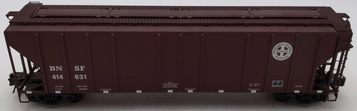 Atlas 6382-4 O Gauge BNSF PS-4427 Low Side Covered Hopper #414631 - 3 Rail EX