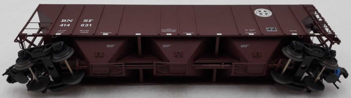 Atlas 6382-4 O Gauge BNSF PS-4427 Low Side Covered Hopper #414631 - 3 Rail EX