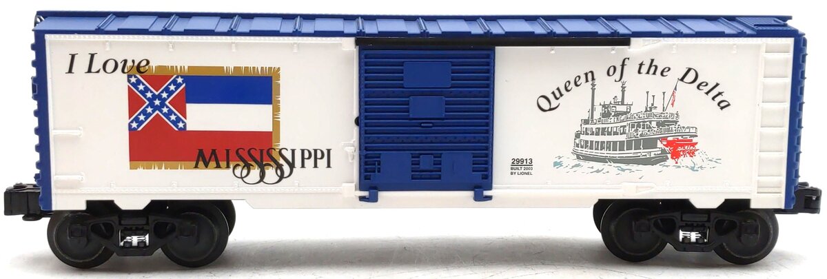 Lionel 6-29913 O Gauge I Love Mississippi Boxcar LN/Box