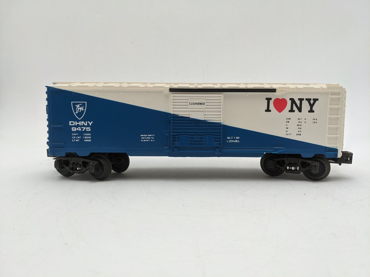 Lionel 6-9475 O Gauge Delaware & Hudson I Love New York Boxcar EX
