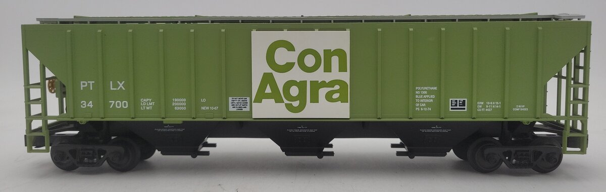 Weaver MSHIP13LD O Gauge Con Agra PS-2 CD Grain Hopper #34700 (3-Rail) EX/Box