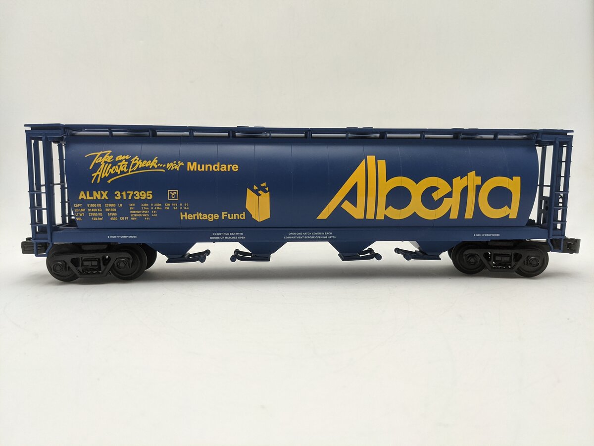 MTH 30-75289 Alberta 4-Bay Cylindrical Hopper Car EX