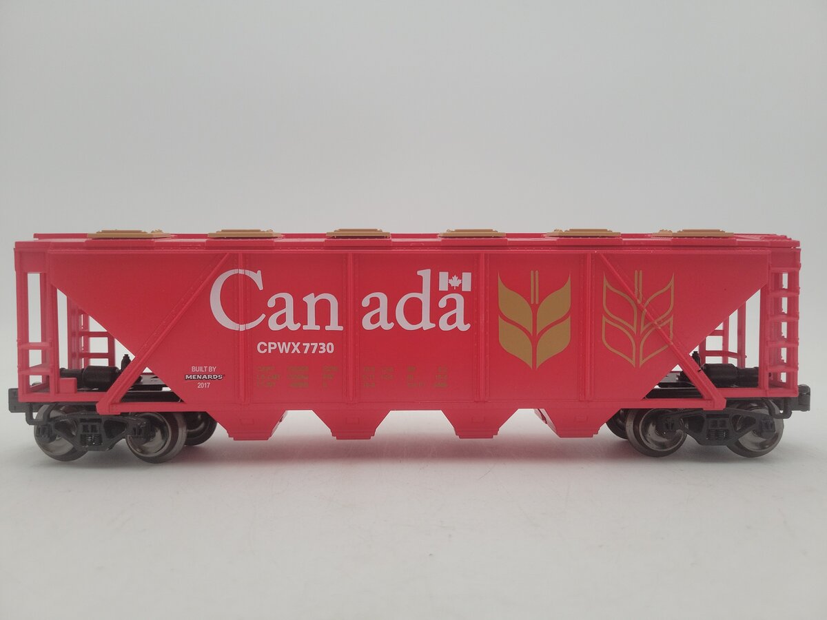 Menards 279-3870 O Scale Canada Covered Hopper Car #7730 EX/Box