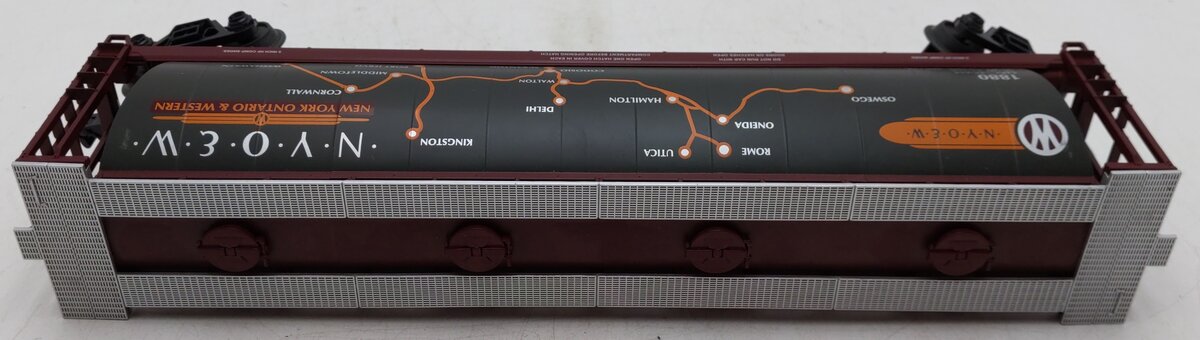 MTH 30-75275 O New York Ontario & Western 4-Bay Cylindrical Hopper Car #1880 EX