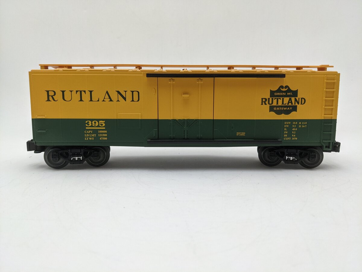 Lionel 6-19552 O Gauge Rutland Industrial Reefer Car #395 EX