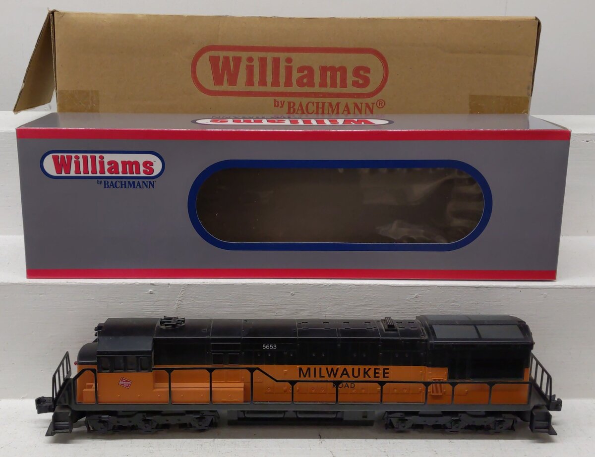 Williams O Gauge U33c Milwaukee Road Powered Locomotive #5653 EX/Box
