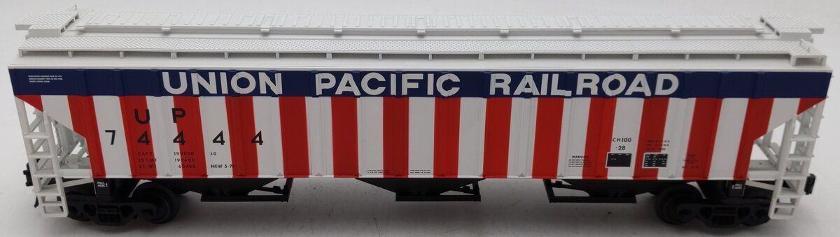 Atlas 2001607 O Gauge Union Pacific Pullman-Standard Hopper Car #74444 (3-Rail) EX