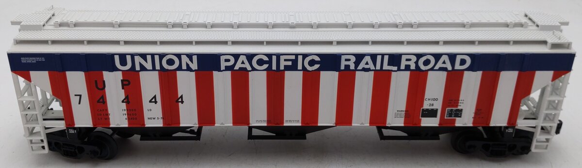 Atlas 2001607 O Gauge Union Pacific Pullman-Standard Hopper Car #74444 (3-Rail) EX