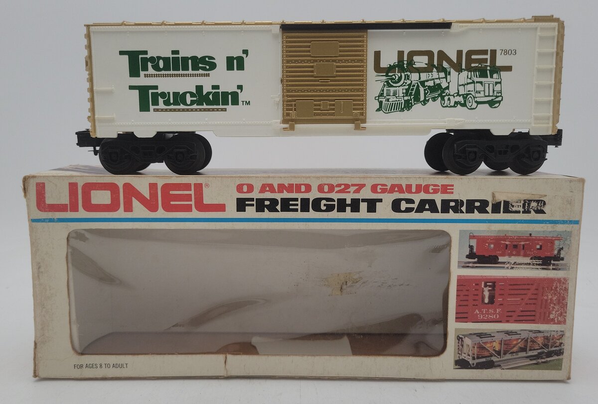 Lionel 6-7803 O Gauge Trains 'n Truckin' Boxcar EX/Box