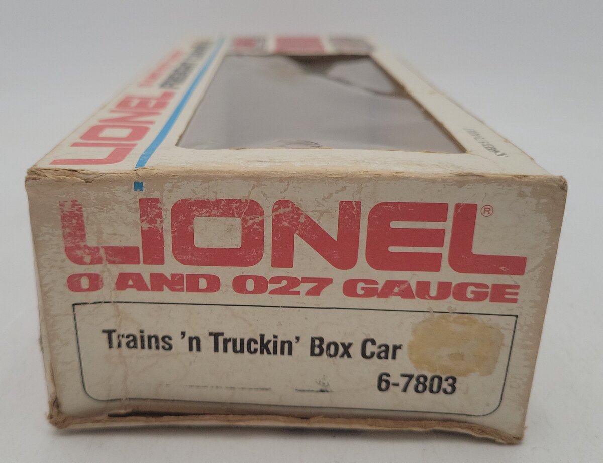 Lionel 6-7803 O Gauge Trains 'n Truckin' Boxcar EX/Box